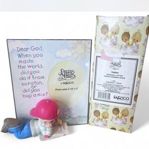 Precious Moments Frame with attached figurine